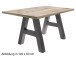 Esstisch >Trey III< in Sandeiche aus MDF - 180x75x90cm (BxHxT)