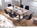 Esstisch >Trey< in Graphit Sandeiche aus MDF - 140x75x90cm (BxHxT)