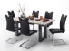 Esstisch >Trey VIII< in Sandeiche aus MDF - 200x75x100cm (BxHxT)