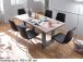 Esstisch >Trey VIII< in Sandeiche aus MDF - 200x75x100cm (BxHxT)