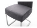 Esszimmerstuhl >Talesia I< (2-er Set) in Anthrazit - 47x104x64 (BxHxT)