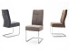 Esszimmerstuhl >Talesia I< (2-er Set) in Anthrazit - 47x104x64 (BxHxT)