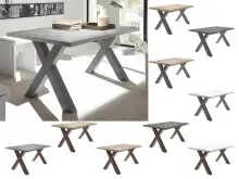 Esstisch >Trey< aus MDF - 140x75x90cm (BxHxT)