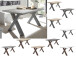 Esstisch >Trey< aus MDF - 140x75x90cm (BxHxT)