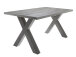 Esstisch >Trey IX< in Graphit aus MDF - 140x75x90cm (BxHxT)