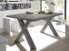 Esstisch >Trey IX< in Graphit aus MDF - 140x75x90cm (BxHxT)
