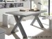 Esstisch >Trey X< in Graphit aus MDF - 160x75x90cm (BxHxT)