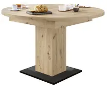 Esstisch in Dekor (ausziehbar bis 144cm) -...