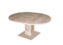 Esstisch >Judd< (ausziehbar bis 144cm) in Sanremo hell - 104/144x76x104cm (BxHxT)