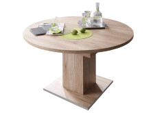 Esstisch >Judd<  (ausziehbar bis 160cm) - 120/160x76x120cm (BxHxT)