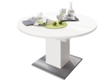 Esstisch >Judd<  (ausziehbar bis 160cm) - 120/160x76x120cm (BxHxT)