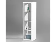Raumteiler >Portia< in Weiß - 41x147x38cm...