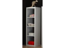Raumteiler >Portia< in Weiß - 41x147x38cm...