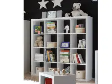 Raumteiler >Portia< in Weiß - 147x147x38cm...