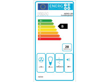 Küchen-Set >Mailand II< in Weiß/Hochglanz aus Glas - 280x200x60cm (BxHxT)