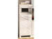 Küchen-Set >Mailand II< in Weiß/Hochglanz aus Glas - 280x200x60cm (BxHxT)