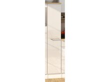 Küchen-Set >Mailand III< in Weiß/Hochglanz aus Glas - 310x200x60cm (BxHxT)