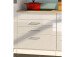 Küchen-Set >Mailand VI< in Weiß/Hochglanz aus Glas - 330x200x60cm (BxHxT)