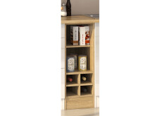 Küchen-Set >Mailand VII< in Weiß/Hochglanz aus Glas - 300x200x60cm (BxHxT)