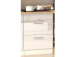 Küchen-Set >Mailand VIII< in Weiß/Hochglanz aus Glas - 310x200x60cm (BxHxT)