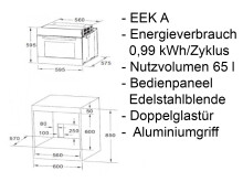 Küchen-Set >Neapel I< in Schwarz aus Glas - 320x200x60cm (BxHxT)