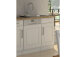 Küchen-Set >Rom II< in Edelstahlfarben aus Glas - 300x200x60cm (BxHxT)