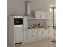 Küchen-Set >Rom III< in Edelstahlfarben aus...