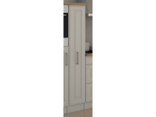 Küchen-Set >Rom III< in Edelstahlfarben aus Glas - 330x200x60cm (BxHxT)