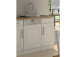Küchen-Set >Rom III< in Edelstahlfarben aus Glas - 330x200x60cm (BxHxT)