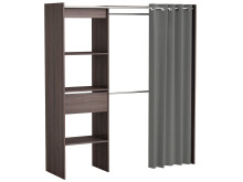 Kleiderschrank >Clara I< in  - 168,2x187x50cm (BxHxT)