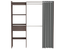 Kleiderschrank >Clara I< in  - 168,2x187x50cm (BxHxT)