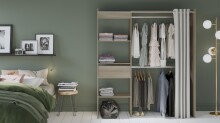 Kleiderschrank >Clara I< in  - 168,2x187x50cm (BxHxT)