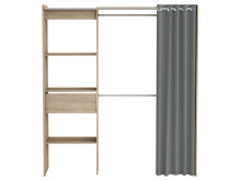 Kleiderschrank >Clara I< in  - 168,2x187x50cm (BxHxT)