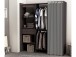 Kleiderschrank >Clara I< in  - 168,2x187x50cm (BxHxT)