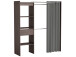 Kleiderschrank >Clara I< in  - 168,2x187x50cm (BxHxT)