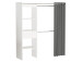 Kleiderschrank >Clara I< in  - 168,2x187x50cm (BxHxT)