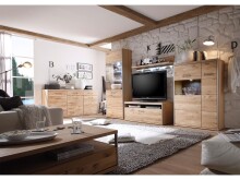 Sideboard >Medina< in Asteiche aus Metall - 184x89x45cm (BxHxT)