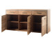 Sideboard >Medina< in Asteiche aus Metall - 184x89x45cm (BxHxT)