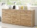 Sideboard >Medina< in Asteiche aus Metall - 184x89x45cm (BxHxT)
