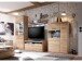 TV-Board >Medina< in Asteiche Bianco geölt aus Metall - 124x51x52cm (BxHxT)