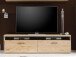 TV-Board >Medina< in Asteiche Bianco geölt aus Metall - 184x51x52cm (BxHxT)