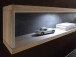 Wandregal >Medina II< in Eiche Bianco aus Metall - 124x27x23cm (BxHxT)