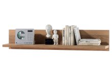 Wandboard >Medina I< in Eiche Bianco - 124x24x23cm (BxHxT)