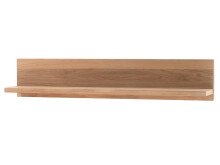 Wandboard >Medina I< in Eiche Bianco - 124x24x23cm (BxHxT)