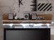 Wandboard >Medina I< in Eiche Bianco - 124x24x23cm (BxHxT)
