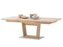 Esstisch >Medina< in Asteiche aus Metall - 140x77x90cm (BxHxT)