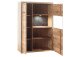 Wohnwand >Medina VII< in Asteiche aus Metall - 288x176x52cm (BxHxT)