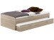 Ausziehbett in Eiche - 94x50,5x203cm (BxHxT)