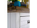 Sitzbank >Gesine< in Akazie struckturweiß aus Massivholz - 120x45x40cm (BxHxT)