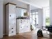 Garderobenschrank >Gesine< in Akazie struckturweiß - 60x200x40 (BxHxT)